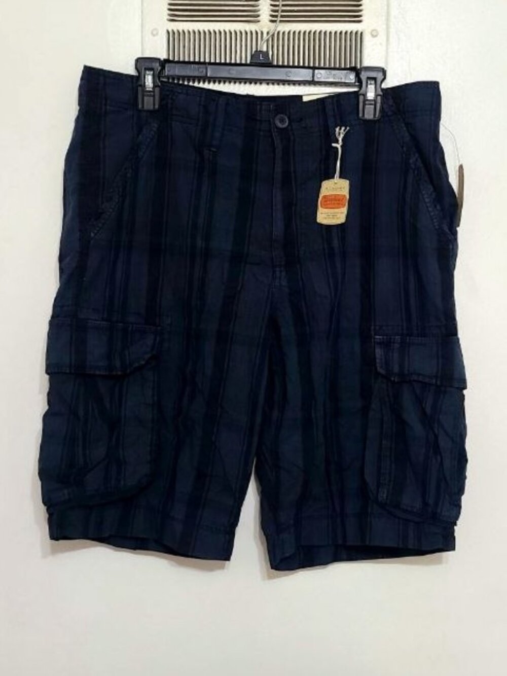 Plaid Cargo Shorts